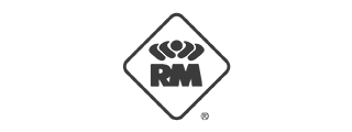 Logo RM Gastro černé.
