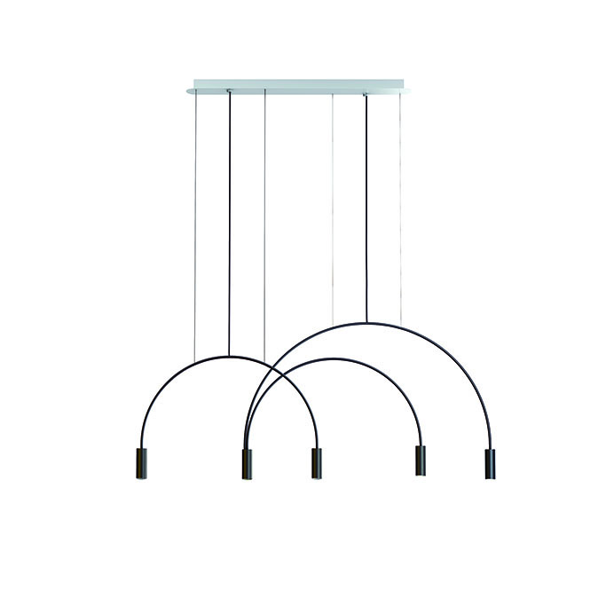 Závěsné svítidlo Estiluz Volta L78S.1D1T - černá Závěsné svítidlo Estiluz Volta L78S.1D1T - černá