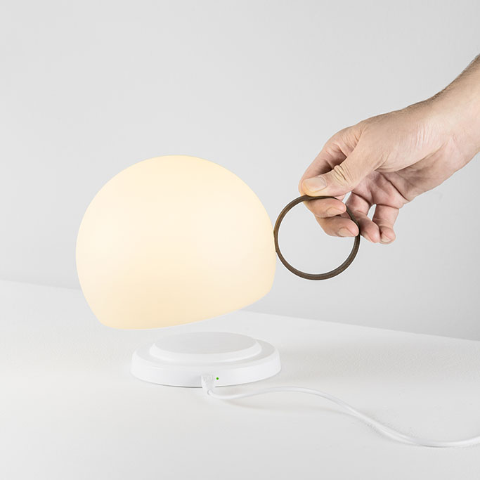 Stolní lampa Estiluz Circ M-3726X - rez Stolní lampa Estiluz Circ M-3726X - rez