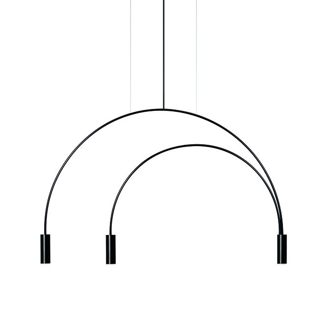 Závěsné svítidlo Estiluz Volta T-3536S - černá Závěsné svítidlo Estiluz Volta T-3536S - černá