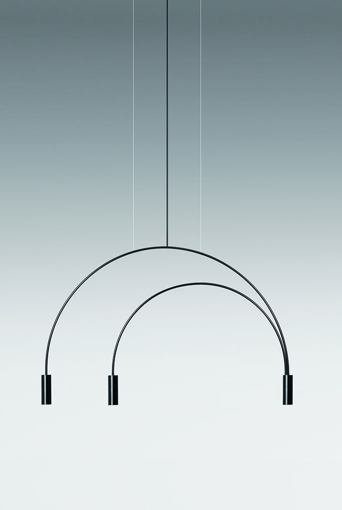 Závěsné svítidlo Estiluz Volta T-3536S - černé Závěsné svítidlo Estiluz Volta T-3536S - černé